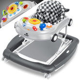 Loopwagen - Loopstoel - Baby walker - Opvouwbaar - Grijs - KIDIZ®