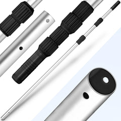 Tillvex® Telescopische stang voor Zwembadnet - Verstelbaar 1,20m-3,60m