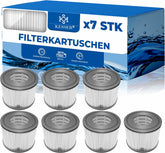 KESSER® Filter voor Whirlpool 7 x filterpatronen, vervanging SPA-filter, maat VI-cartridges, waterfilter, zwembadfilter, compatibel met Lay-z-Spa Intex vervangt de originele cartridge