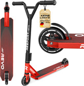 Stuntstep - Voor kinderen en volwassenen - Vouwbaar - Rood - RE:SPORT