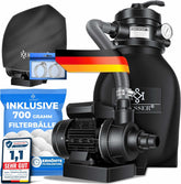 KESSER® Zandfilter - Zandfilterpomp - 10200L/u - Zwart