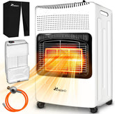 Tresko® Gaskachel Keramisch - 4200W - Terrasverwarmer - Wit