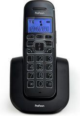 Huistelefoon senioren - Senioren telefoon - Vaste lijn - Zwart - Profoon PDX-2808 •