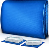 Grondzeil zwembad - Scheurbestendig - 274x274 cm - Blauw - Tillvex