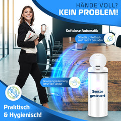 KESSER® Automatische sensor-prullenbak Afvalbak RVS Prullenbak 30L