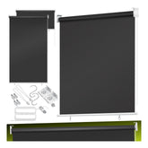 Rolgordijn - Verduisterend - 160x240 cm - Antraciet - KESSER®