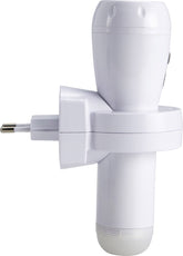 Alecto ATL-110 - LED Zaklamp - Noodverlichting - Automatisch aan bij stroomuitval - Wit •