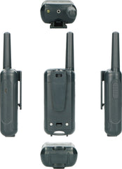 Alecto FR-135 - Walkie Talkie voor kinderen en volwassenen - Set van 2 stuks - Bereik tot 7 km - Blauw-Zwart •