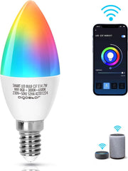 E14 LED lamp - Dimbaar - Smart lamp - 7W - 5 stuks - Aigostar