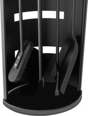 KESSER® Haardset 5-delig - Haardstel - Zwart