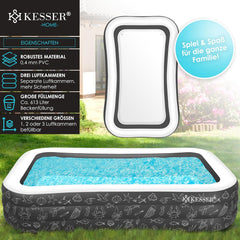 Zwembad - Speelzwembad - Opblaasbaar - 240x142x56 cm - KESSER® •