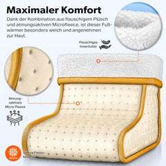 Elektrische Voetenwarmer - Wasbaar - 6 Standen - Beige - Sinnlein •