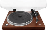 Lenco Platenspeler L-90X halfautomatisch met USB-aansluiting, houten behuizing, audio Technica pick-up, walnoot