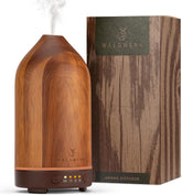 WALDWERK Diffuser (100 ml) van fijn acaciahout, aroma voor een aangenaam binnenklimaat, voor etherische oliën, geurolie, geurlamp voor aromatherapie, luchtbevochtiger