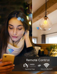 E14 LED lamp - Dimbaar - Filament lamp - 4,5W - 4 stuks - Aigostar