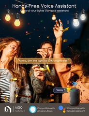 E14 LED lamp - Dimbaar - Filament lamp - 4,5W - 4 stuks - Aigostar