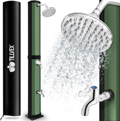 Tillvex® Buitendouche - Tuindouche - Solar - 60L - Groen