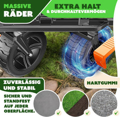 KESSER® Bolderkar - Opvouwbaar - Bolderwagen - Grijs