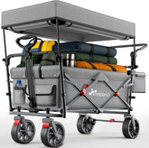 TRESKO® Bolderkar - Opvouwbaar - Bolderwagen - Grijs