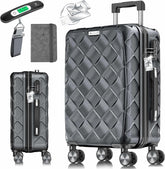 KESSER® Reiskoffer - 84L - ABS - Antraciet