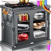 KESSER® Campingkeuken Opvouwbaar - Kampeerkeuken - Grijs