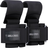 Lifting Straps - Wrist wraps - Lifting hooks - Deadlift straps - Zwart - Gorilla Sports®