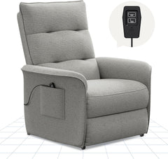 Fauteuil met armleuning - Relaxfauteuil - Relaxstoel - Elektrisch - Lichtgrijs - X1AG-V2 - FLEXISPOT