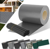 KESSER® PVC Inkijkwerende strips, inkijkbescherming, rol, dubbele spijlen, omheining, ondoorzichtig, 70 m x 19 cm, 60 bevestigingsclips, weerbestendig en windscherm, hekfolie, inkijkbescherming, tuin,