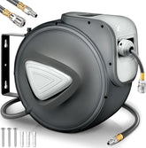 Automatische Luchtslanghaspel - Luchthaspel - 20 meter - Grijs