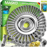 MASKO® Onkruidborstel voor bosmaaier - RVS Borstel