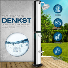 Tillvex® Buitendouche - Tuindouche - Solar - 35L - Zilver