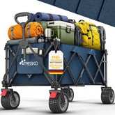 Bolderkar - Opvouwbaar - Bolderwagen - Blauw - TRESKO®