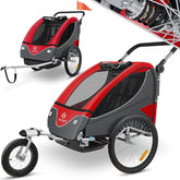 Fietskar kinderen - Fietsaanhanger - tot 40kg - Rood