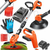 MASKO® Grastrimmer op accu - Bosmaaier - Oranje