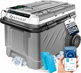 Compressor Koelbox elektrisch - Coolbox - Frigobox - 51L - Grijs