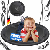 Nestschommel - Buitenspeelgoed - Schommel - 60 cm - Antraciet - KESSER®