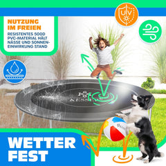 Trampoline rand - Beschermrand - 366 cm - Grijs - KESSER