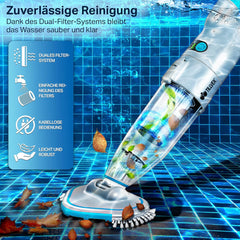 Zwembad stofzuiger - Zwembadstofzuiger - Zwembadreiniger - Wit - Tillvex® •