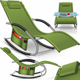 Ligbed - Ligstoel - Zonnebed - Relaxstoel - Khaki - KESSER®