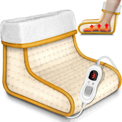 Elektrische Voetenwarmer - Wasbaar - 6 Standen - Beige - Sinnlein •