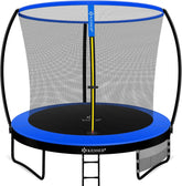 KESSER® Trampoline Ø244 cm - Veiligheidsnet en Ladder - tot 150 kg belasting - Blauw