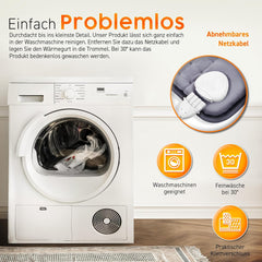 Warmtekussen rug - Warmteband - Verwarmde rugband - Grijs - Sinnlein