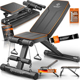 KESSER® Halterbank - Fitnessbank - Trainingsbank - Zwart