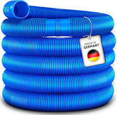 tillvex Zwembadslang, Made in Germany, zwembadslang met , zonne-slang voor zwembad en zwembad, zuigslang, pompslang, flexibele waterslang (blauw, 12 m/32 mm)