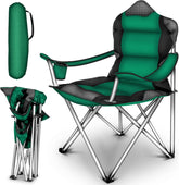 TRESKO® Campingstoel - Visstoel - Vouwstoel - Groen