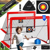 KESSER® Voetbaldoel voor kinderen - Pop-up - Set van 2 - Rood