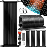 Tillvex® Solar mat - Zwembadverwarming - 60x600cm - Zwart