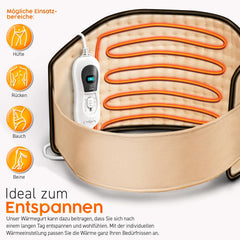 Warmtekussen rug - Warmteband - Verwarmde rugband - Beige - Sinnlein