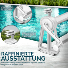 Tillvex® Zwembadhaspel - Zwembadopwinder - 1,05m-6,15m