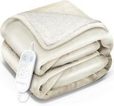 Elektrische deken - Warmtedeken - 2 persoons - 180x200 cm - Beige - Sinnlein®